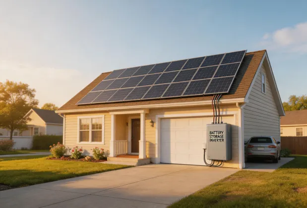 Residential solar battery application